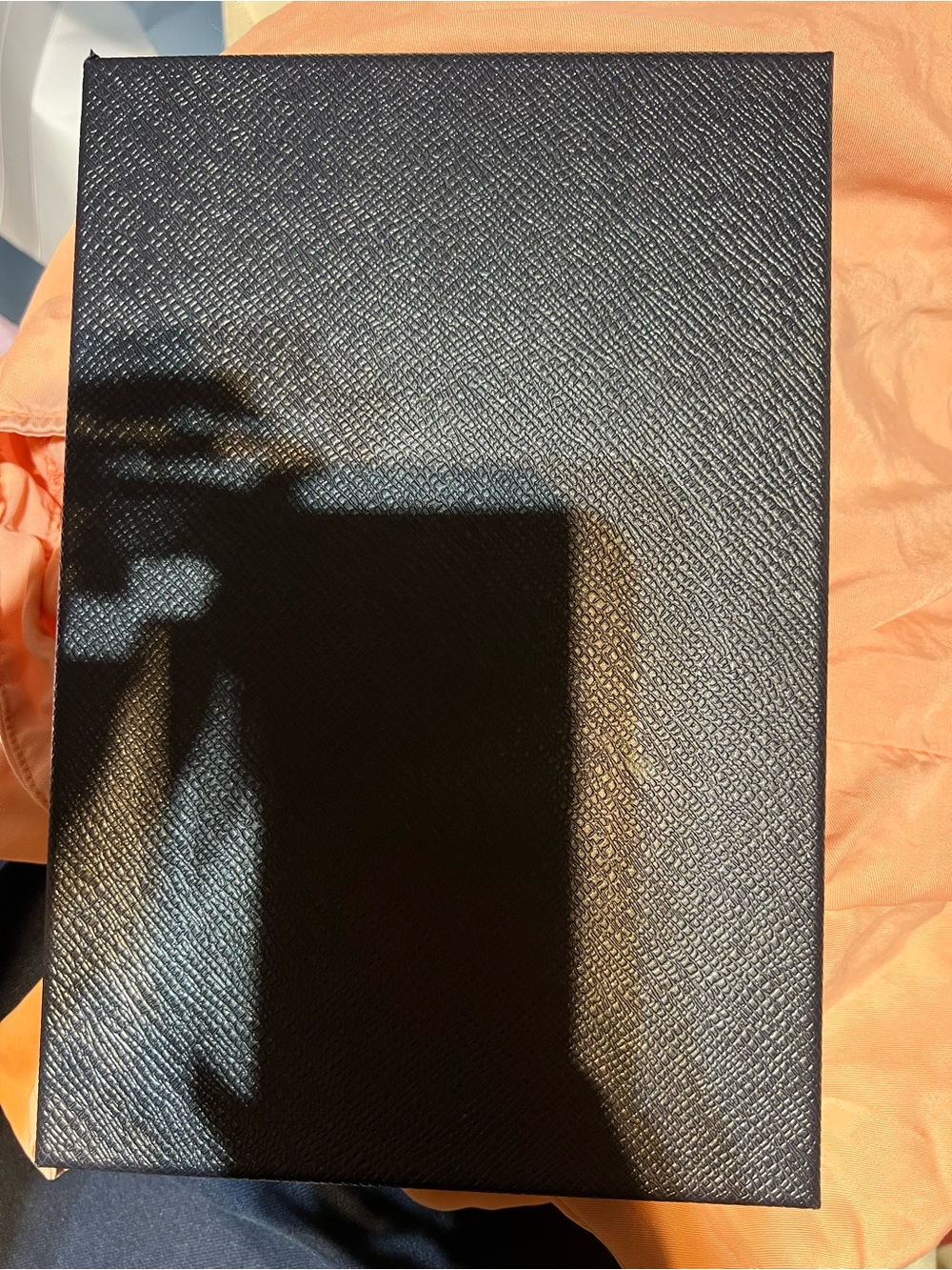 Prada Black Saffiano Box with Gold Logo - Picture 2 of 3